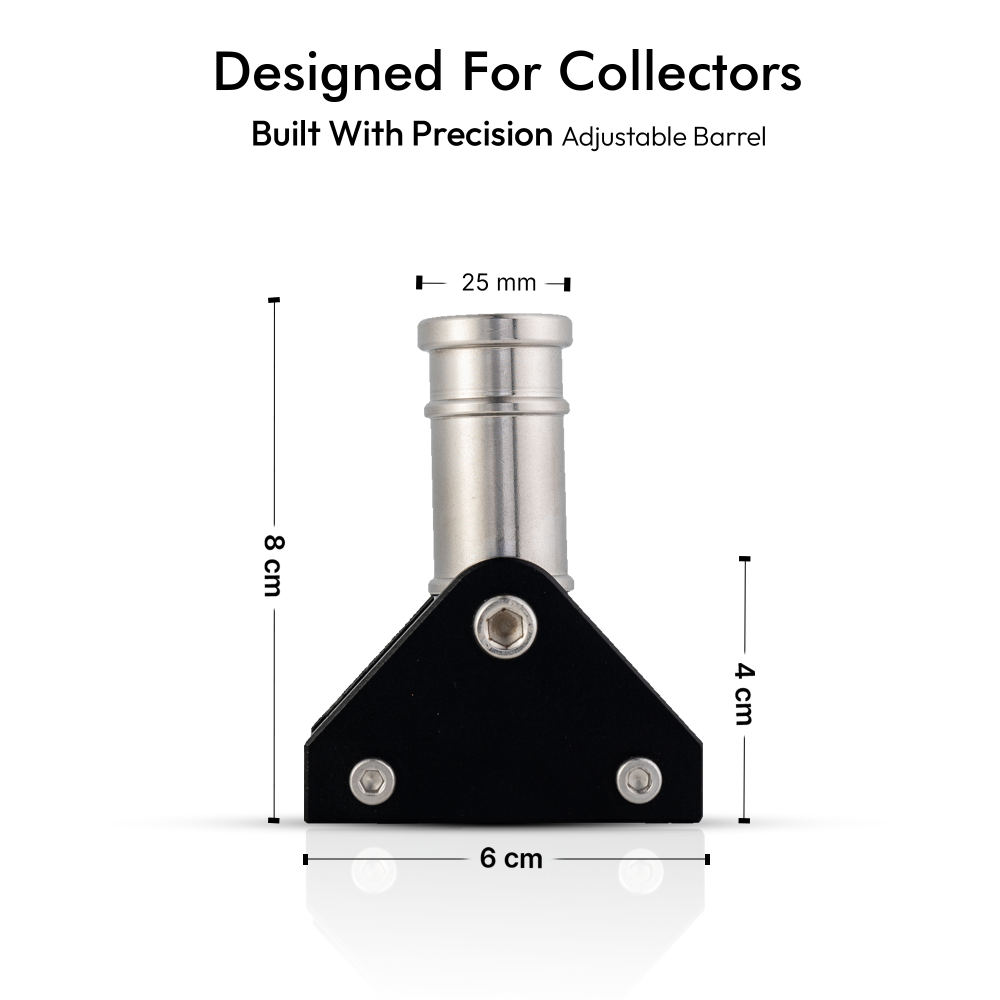 SPARTAN-X Mini Desktop Metal Cannon with 50 Steel Balls (Black Edition) – Stainless Steel Decorative Showpiece