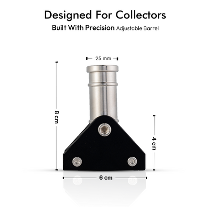 SPARTAN-X Mini Desktop Metal Cannon with 50 Steel Balls (Black Edition) – Stainless Steel Decorative Showpiece